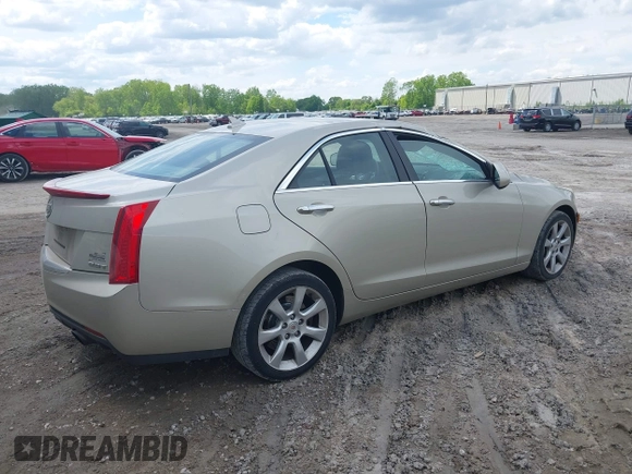 2014 Cadillac ATS Standard AWD with VIN 1G6AG5RXXE0104616, listed as a IAAI auction lot 42353317 with 123,169 mi miles and . Bid and sale history available at DreamBid. Image 4.