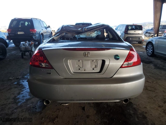 2007 Honda Accord Cpe EX-L with VIN 1HGCM82697A003261, listed as a Copart auction lot 45111925 with NaN miles and Salvage Title. Bid and sale history available at carsss.com. Image 6.