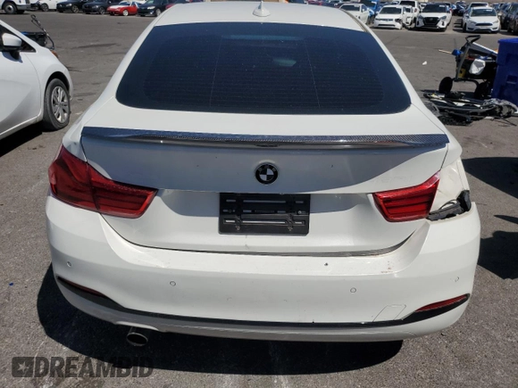 2019 BMW 4 Series 430i xDrive with VIN WBA4J3C58KBL07332, listed as a Copart auction lot 57670745 with 84,782 mi miles and Salvage title. Bid and sale history available at DreamBid. Image 6.