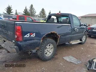 2006 Chevrolet Silverado 1500 Work Truck with VIN 3GCEK14X66G168520, listed as a IAAI auction lot 41644996 with 1 mi miles. Bid and sale history available at carsss.com. Image 4.