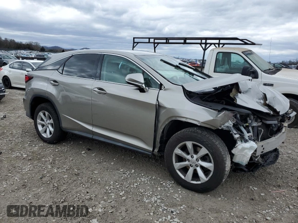 2017 Lexus RX with VIN 2T2ZZMCA7HC078913, listed as a Copart auction lot 49318035 with 54,913 mi miles and Salvage Title. Bid and sale history available at carsss.com. Image 4.