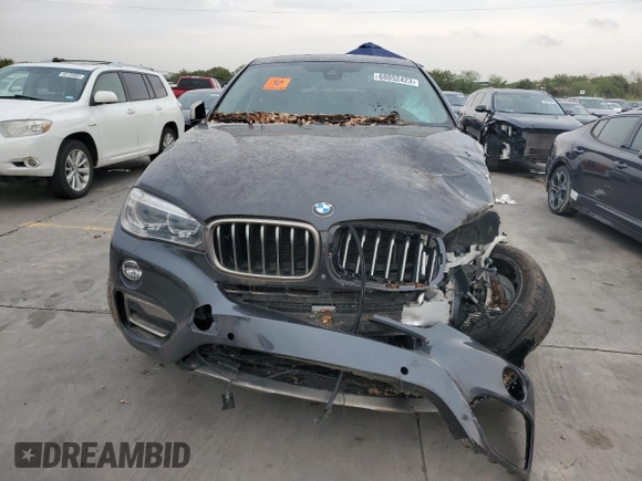 2016 BMW X6 xDrive35i with VIN 5UXKU2C5XG0N79832, listed as a Copart auction lot 68052423 with 0 mi miles. Bid and sale history available at carsss.com. Image 5.