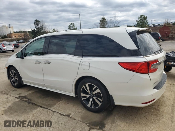 2019 Honda Odyssey Elite with VIN 5FNRL6H99KB013578, listed as a Copart auction lot 49246685 with 54,025 mi miles and Salvage title. Bid and sale history available at DreamBid. Image 2.