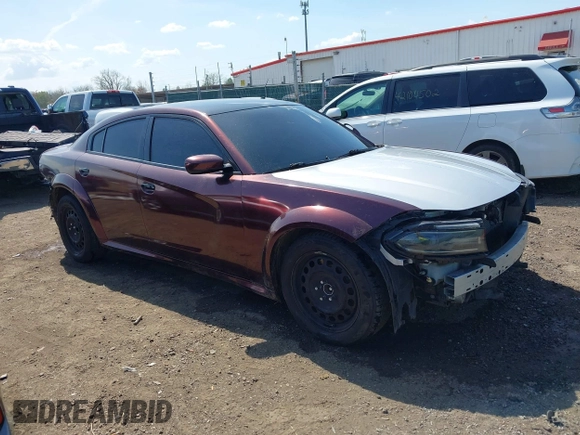 2018 Dodge Charger Police with VIN 2C3CDXKT3JH214872, listed as a IAAI auction lot 42078447 with 138,785 mi miles and . Bid and sale history available at carsss.com. Image 1.