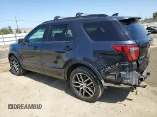 2017 Ford Explorer Sport with VIN 1FM5K8GT0HGD04698, listed as a Copart auction lot 61005485 with 156,651 mi miles and Salvage title. Bid and sale history available at DreamBid. Image 2.