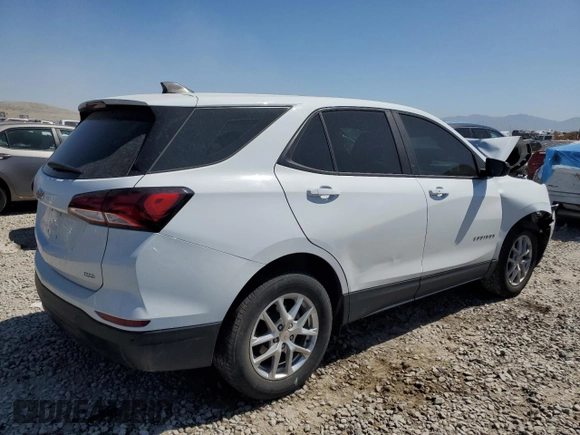 2022 Chevrolet Equinox LS with VIN 2GNAX5EV1N6145829, listed as a Copart auction lot 60903165 with 44,030 mi miles and Clean title. Bid and sale history available at DreamBid. Image 3.