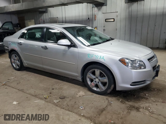 2012 Chevrolet Malibu 2LT with VIN 1G1ZD5E05CF138645, listed as a Copart auction lot 55139115 with 128,935 mi miles and Clean Title. Bid and sale history available at DreamBid. Image 4.