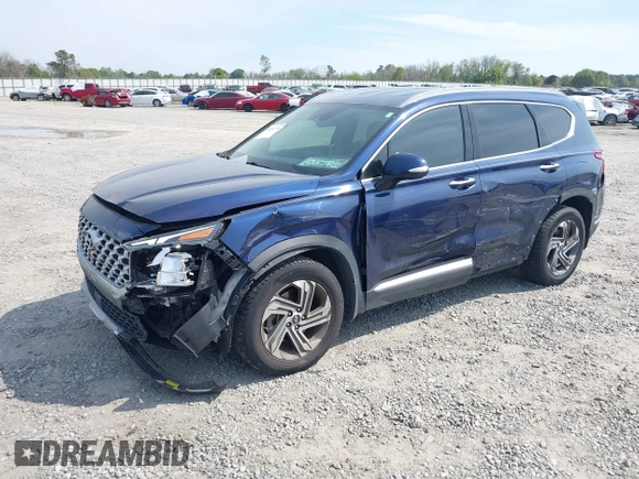 2021 Hyundai Santa Fe SEL with VIN 5NMS64AJ8MH342985, listed as a IAAI auction lot 41907716 with 101,472 mi miles. Bid and sale history available at carsss.com. Image 17.