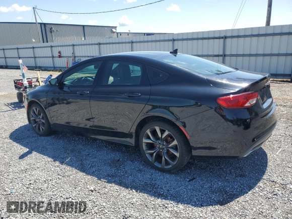 2015 Chrysler 200 S with VIN 1C3CCCBG9FN581496, listed as a Copart auction lot 56590645 with 164,672 mi miles and Clean Title. Bid and sale history available at DreamBid. Image 2.