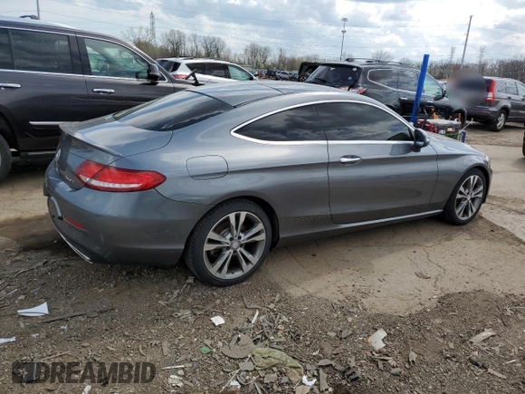 2017 Mercedes-Benz C 300 с VIN WDDWJ4KB6HF458315, выставлен на аукционе Copart как лот 54230305 с пробегом 128 672 миль миль и Чистый • Clean title. История ставок и продаж доступна на DreamBid. Изображение 3.