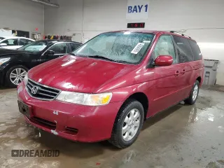 2004 Honda Odyssey EX-RES z VIN 5FNRL18854B116252, wystawiony jako Copart lot #49894995 z przebiegiem 201 772 mil mil oraz Szkoda całkowita • Salvage title. Historia ofert i sprzedaży dostępna na DreamBid. Obrazek 1.