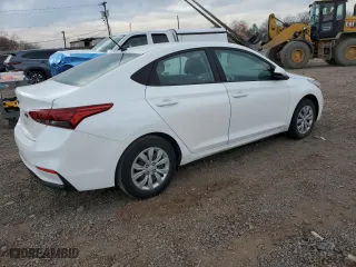 2022 Hyundai Accent SEL with VIN 3KPC24A69NE153766, listed as a Copart auction lot 50131155 with 74,128 mi miles and Salvage Title. Bid and sale history available at carsss.com. Image 3.