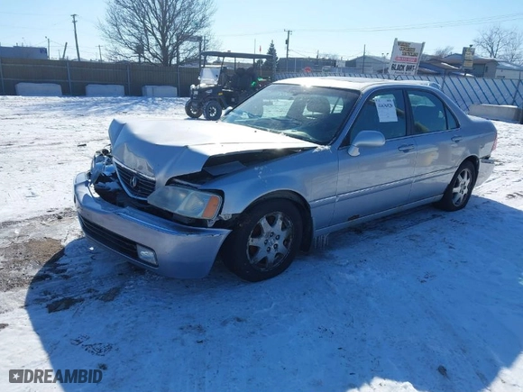 2002 Acura RL with VIN JH4KA966X2C003283, listed as a IAAI auction lot 41636820 with 1 miles. Bid and sale history available at carsss.com. Image 2.