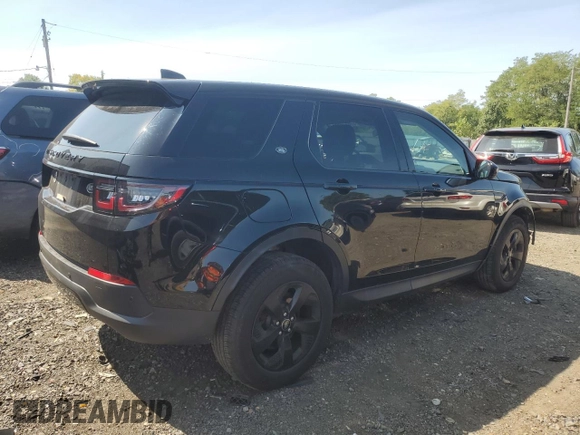 2023 Land Rover Discovery Sport S with VIN SALCJ2FX3PH321545, listed as a Copart auction lot 69692454 with 20,383 mi miles and Salvage Title. Bid and sale history available at carsss.com. Image 3.