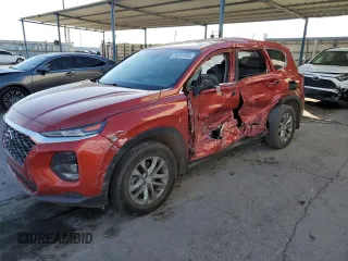 2020 Hyundai Santa Fe SE with VIN 5NMS2CAD9LH208095, listed as a Copart auction lot 85151444 with 206,090 mi miles and Salvage Title. Bid and sale history available at carsss.com. Image 1.