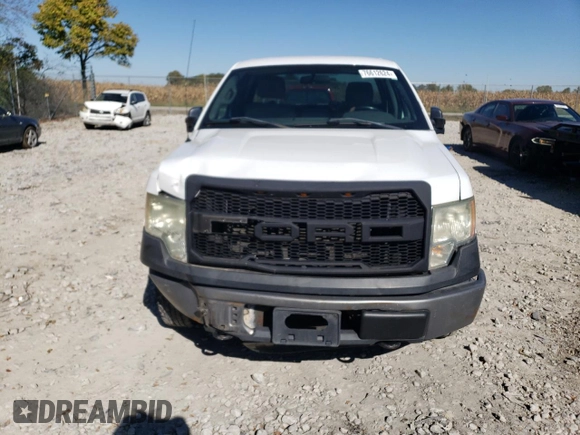 2010 Ford F-150 XL with VIN 1FTMF1EW4AFC63092, listed as a Copart auction lot 76612624 with 124,879 mi miles and Salvage Title. Bid and sale history available at DreamBid. Image 5.