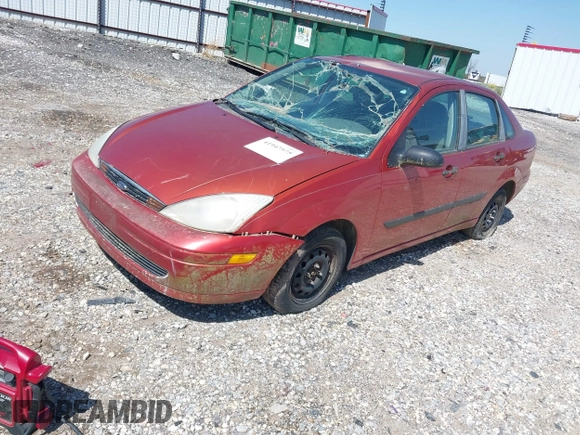 2000 Ford Focus LX with VIN 1FAFP33P8YW187843, listed as a IAAI auction lot 41947575 with Not Provided miles and . Bid and sale history available at carsss.com. Image 2.