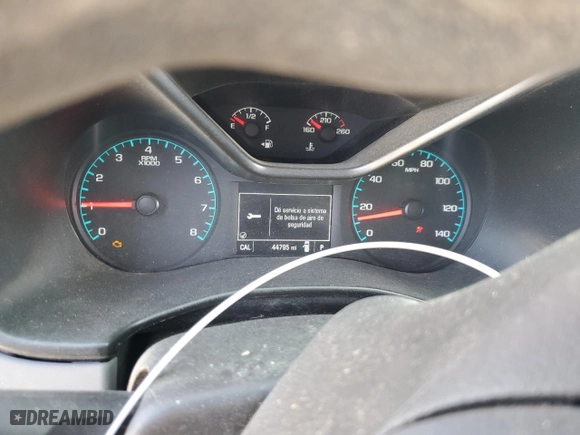 2020 Chevrolet Colorado 2WD Work Truck with VIN 1GCGSBEA4L1135115, listed as a Copart auction lot 50001445 with 44,795 mi miles and Clean Title. Bid and sale history available at carsss.com. Image 9.