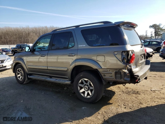 2006 Toyota Sequoia Limited with VIN 5TDBT48AX6S258746, listed as a Copart auction lot 43743425 with 238,821 mi miles and Salvage Title. Bid and sale history available at carsss.com. Image 2.