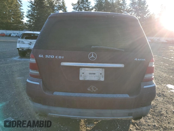 2008 Mercedes-Benz GL-Class 3.0L CDI with VIN 4JGBF22E08A424176, listed as a Copart auction lot 43286605 with 156,480 mi miles and Salvage Title. Bid and sale history available at carsss.com. Image 6.
