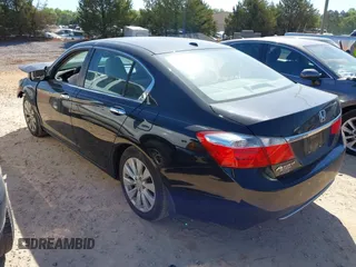 2013 Honda Accord Sdn EX-L with VIN 1HGCR2F89DA207063, listed as a IAAI auction lot 42021702 with 65,071 mi miles. Bid and sale history available at carsss.com. Image 3.