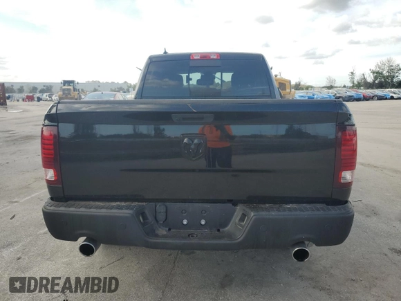 2019 Ram 1500 Classic Warlock with VIN 1C6RR6GT6KS698418, listed as a Copart auction lot 79829764 with 105,076 mi miles and Salvage Title. Bid and sale history available at carsss.com. Image 6.