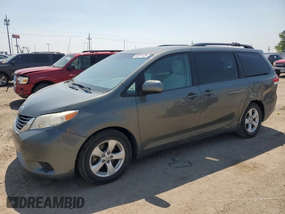 2013 Toyota Sienna LE AAS with VIN 5TDKK3DC5DS284804, listed as a Copart auction lot 60161435 with 126,399 mi miles and Salvage title. Bid and sale history available at DreamBid. Image 1.