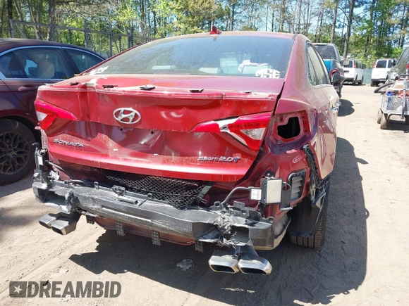 2015 Hyundai Sonata Sport with VIN 5NPE34AB6FH079884, listed as a IAAI auction lot 42045304 with 151,692 mi miles and . Bid and sale history available at carsss.com. Image 6.