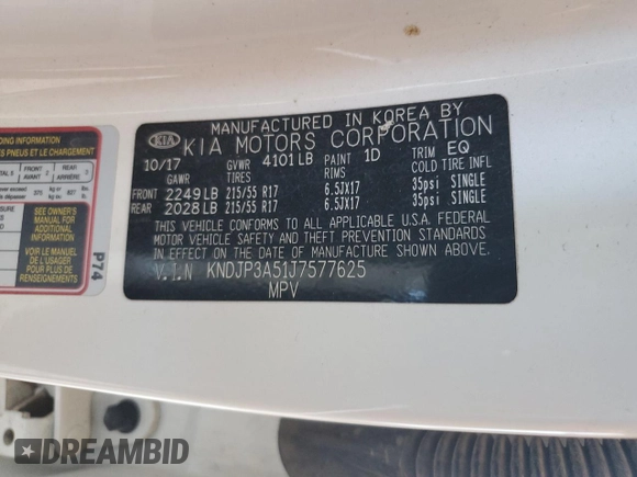 2018 Kia Soul + with VIN KNDJP3A51J7577625, listed as a Copart auction lot 77594104 with 103,288 mi miles and Salvage Title. Bid and sale history available at carsss.com. Image 14.