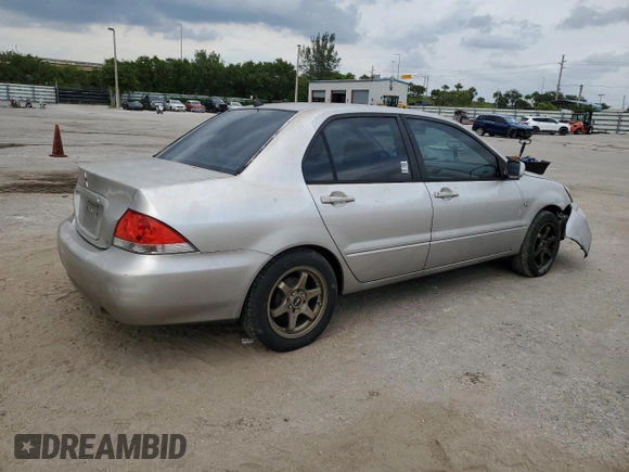 2005 Mitsubishi Lancer ES with VIN JA3AJ26E25U050459, listed as a Copart auction lot 76730984 with 210,330 mi miles and Salvage Title. Bid and sale history available at carsss.com. Image 3.