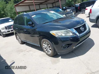 2015 Nissan Pathfinder SV with VIN 5N1AR2MNXFC660187, listed as a IAAI auction lot 42612648 with 136,873 mi miles and . Bid and sale history available at DreamBid. Image 1.