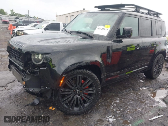 2020 Land Rover Defender X with VIN SALEXEEU9L2030559, listed as a IAAI auction lot 42323334 with 41,325 mi miles and . Bid and sale history available at DreamBid. Image 21.