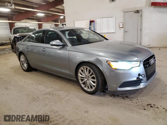 2013 Audi A6 3.0T Premium Plus with VIN WAUGGAFC8DN013487, listed as a Copart auction lot 49599095 with 135,739 mi miles and Clean Title. Bid and sale history available at carsss.com. Image 4.
