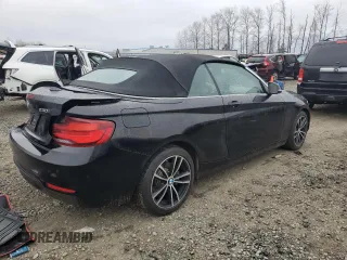 2020 BMW 2 Series 230i xDrive with VIN WBA2K1C08L7F94997, listed as a Copart auction lot 43188415 with 64,545 mi miles and Salvage Title. Bid and sale history available at carsss.com. Image 3.