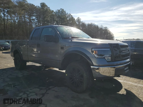 2009 Ford F-150 STX with VIN 1FTRX14849FA96010, listed as a Copart auction lot 42634945 with 104,935 mi miles and Non Repairable. Bid and sale history available at DreamBid. Image 4.