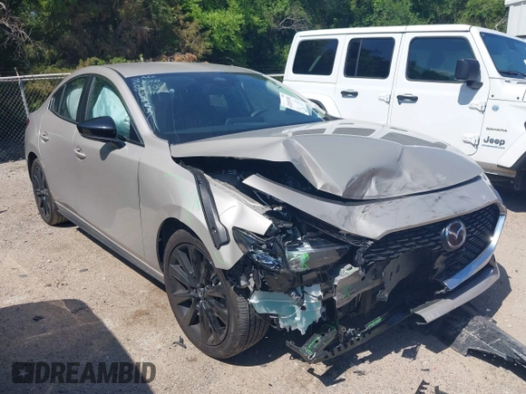 2025 Mazda 3 S Select Sport with VIN JM1BPABMXS1775333, listed as a IAAI auction lot 42053491 with 2,457 mi miles and . Bid and sale history available at DreamBid. Image 1.