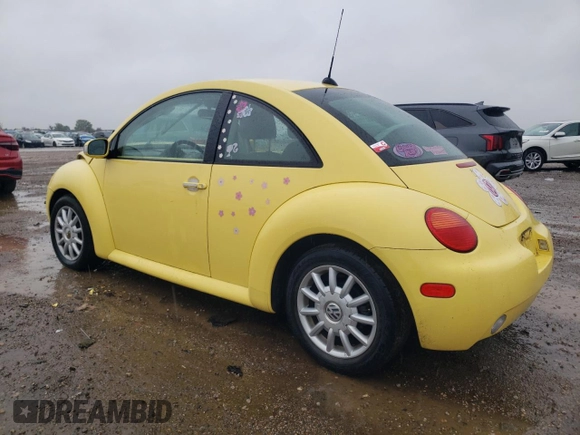 2005 Volkswagen New Beetle Coupe GLS with VIN 3VWCK31C55M409937, listed as a Copart auction lot 72615724 with 63,615 mi miles and Salvage Title. Bid and sale history available at carsss.com. Image 2.