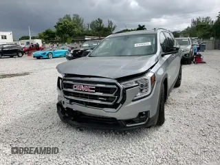 2024 GMC Terrain AT4 with VIN 3GKALYEG8RL332708, listed as a Copart auction lot 47692825 with 176 mi miles and Salvage Title. Bid and sale history available at carsss.com. Image 12.