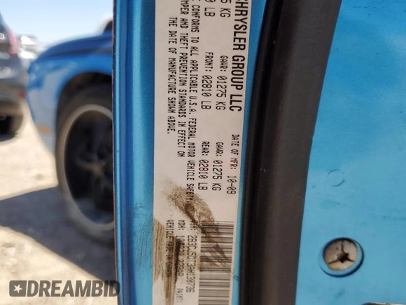 2010 Dodge Challenger R/T Classic z VIN 2B3CJ5DT3AH130736, wystawiony jako Copart lot #53947775 z przebiegiem 113 884 mil mil oraz Szkoda całkowita • Salvage title. Historia ofert i sprzedaży dostępna na DreamBid. Obrazek 12.
