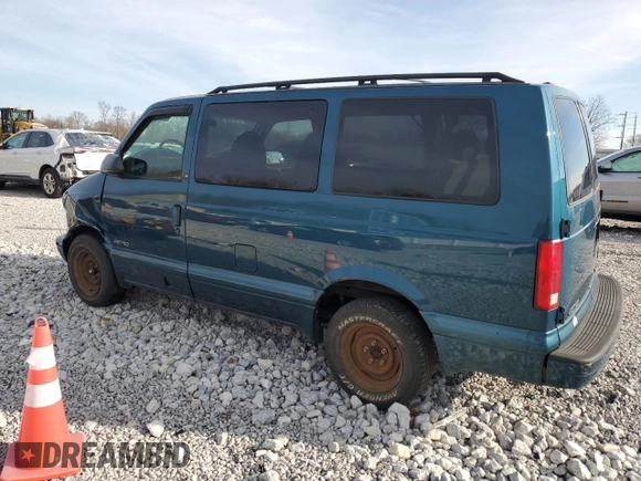 2002 Chevrolet Astro with VIN 1GNDM19XX2B155603, listed as a Copart auction lot 81746954 with Not Provided miles and Salvage Title. Bid and sale history available at carsss.com. Image 2.
