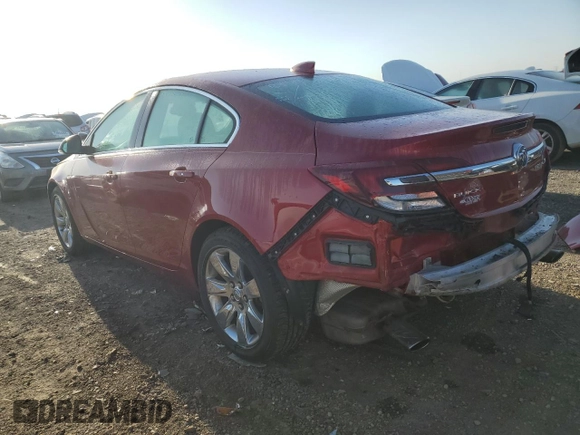 2015 Buick Regal Premium II with VIN 2G4GR5GX9F9129644, listed as a Copart auction lot 74641294 with 49,635 mi miles and Salvage Title. Bid and sale history available at carsss.com. Image 2.