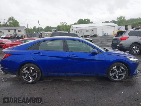 2023 Hyundai Elantra SEL with VIN KMHLS4AG6PU612325, listed as a IAAI auction lot 42318709 with 21,399 mi miles and . Bid and sale history available at DreamBid. Image 13.