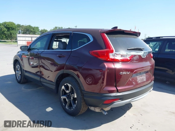 2018 Honda CR-V EX with VIN 7FARW1H59JE047451, listed as a IAAI auction lot 42031919 with 52,635 mi miles. Bid and sale history available at carsss.com. Image 3.