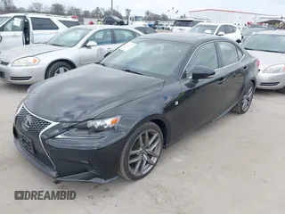 2015 Lexus IS 250 with VIN JTHCF1D26F5026996, listed as a IAAI auction lot 41537558 with 133,341 mi miles and . Bid and sale history available at DreamBid. Image 2.