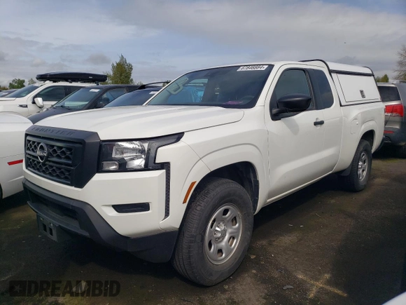 2022 Nissan Frontier S with VIN 1N6ED1CM7NN663880, listed as a Copart auction lot 67846884 with 30,240 mi miles and Salvage title. Bid and sale history available at DreamBid. Image 1.