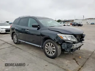 2015 Nissan Pathfinder SV with VIN 5N1AR2MM2FC686905, listed as a Copart auction lot 55437315 with 150,656 mi miles and Salvage title. Bid and sale history available at DreamBid. Image 4.