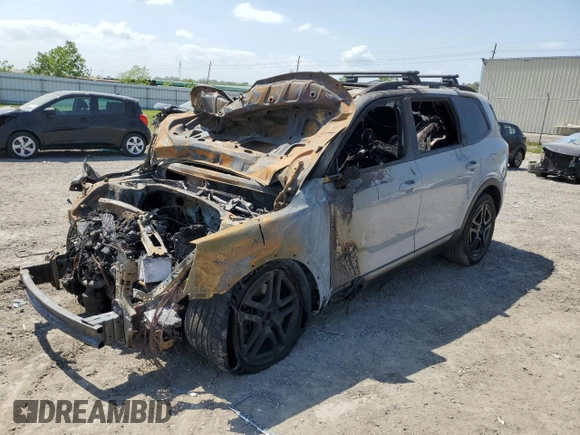 2023 Kia Telluride SX Prestige X-Line z VIN 5XYP5DGC8PG404532, wystawiony jako Copart lot #53205865 z przebiegiem Nie podano mil oraz Nie do naprawy • Non repairable. Historia ofert i sprzedaży dostępna na DreamBid. Obrazek 1.