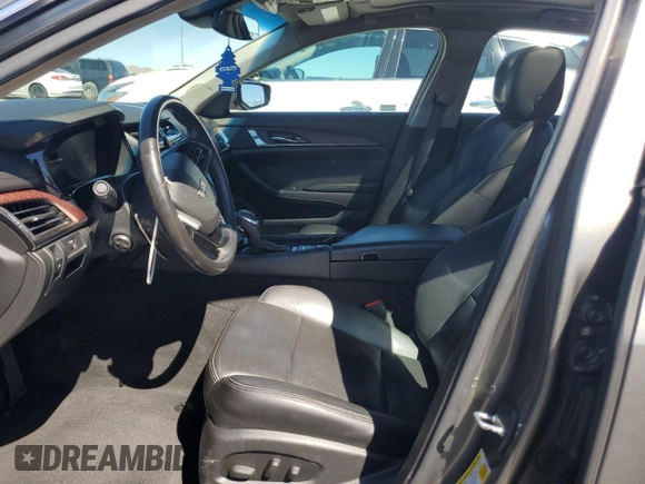 2017 Cadillac CTS Sedan Luxury RWD with VIN 1G6AR5SX8H0155623, listed as a Copart auction lot 50257855 with 75,877 mi miles and Salvage Title. Bid and sale history available at carsss.com. Image 7.