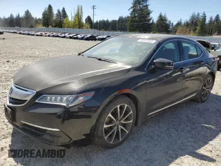 2016 Acura TLX V6 Tech with VIN 19UUB2F57GA004076, listed as a Copart auction lot 53543055 with 35,328 mi miles and Salvage Title. Bid and sale history available at carsss.com. Image 1.