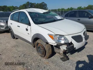 2007 Pontiac Vibe with VIN 5Y2SL65887Z425053, listed as a IAAI auction lot 42079719 with 1 mi miles. Bid and sale history available at carsss.com. Image 1.